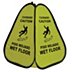 Caution/Cuidado: Wet Floor Piso Mojado Pop Up Safety Cone Signs
