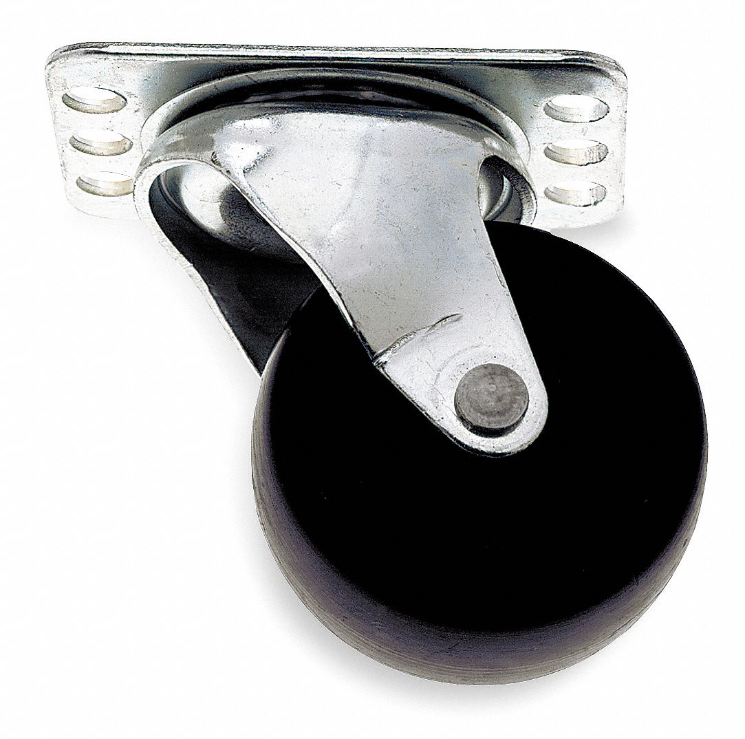 WHITESIDE 72 Creeper Caster,2 in,Use With 4WM24,PK4 4WM19