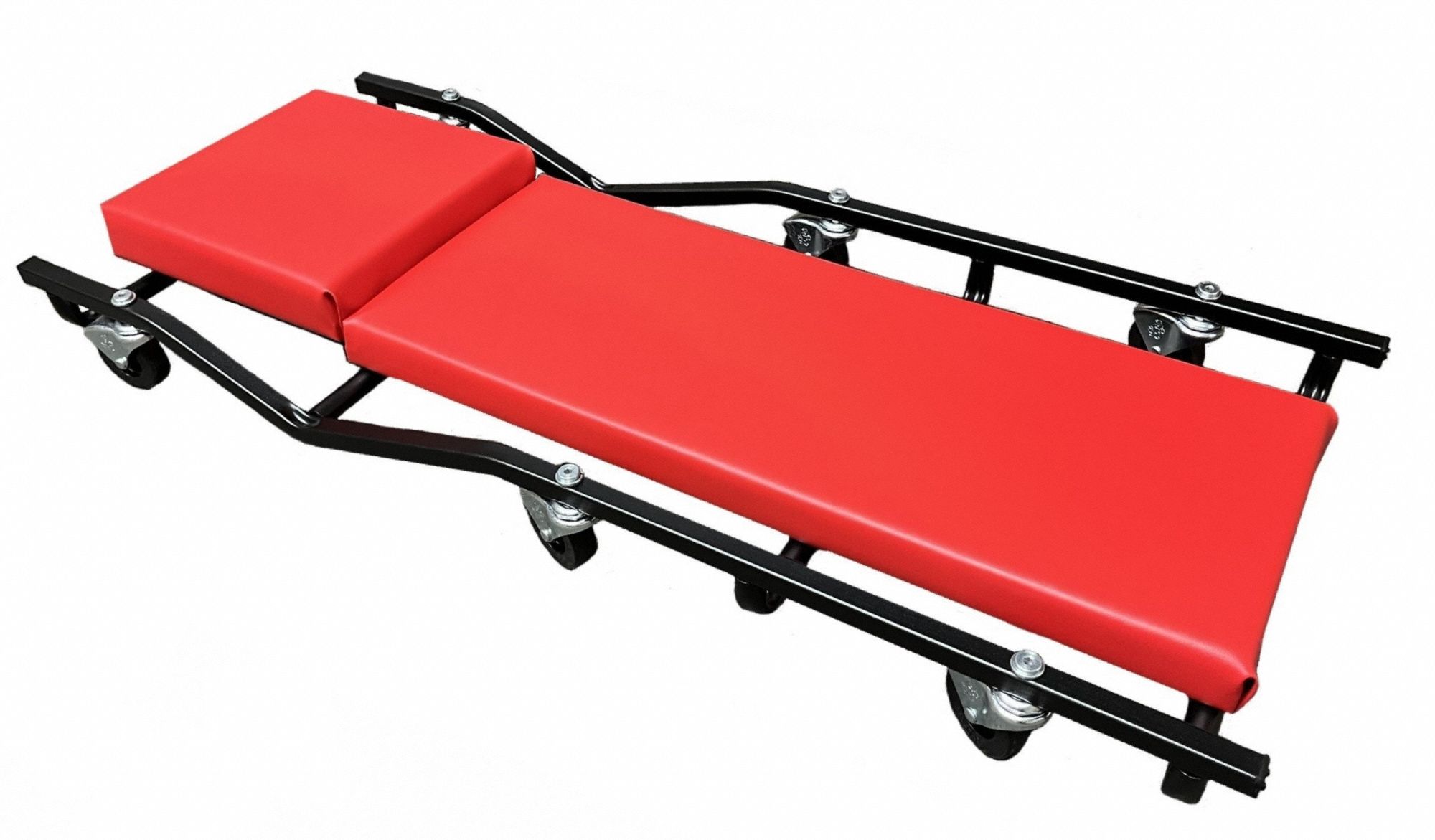 CREEPER, METAL FRAME, STANDARD-DUTY, 570 LB MAX LOAD CAPACITY, STEEL, 40 IN