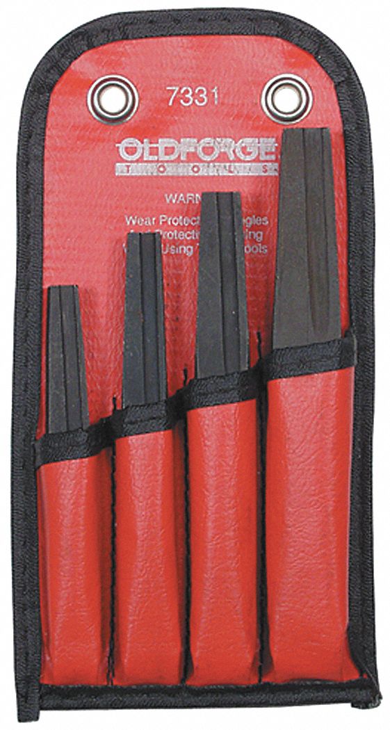 MAYHEW Screw Extractor Set Fluted Cutting Edge Screw Extractor, 4