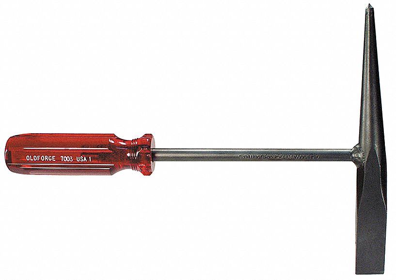 8 in Overall Lg, PVC Handle, Welding Chipping Hammer - 4WMD7