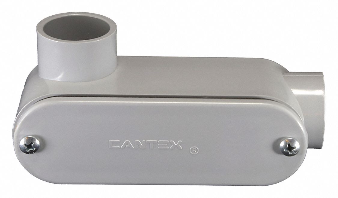 3-Inch Cantex 5133107 Non-Metallic PVC Type-C Conduit Access Body