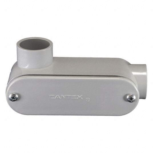 CANTEX Conduit Outlet Body, PVC, LL 4WMF35133662 Grainger