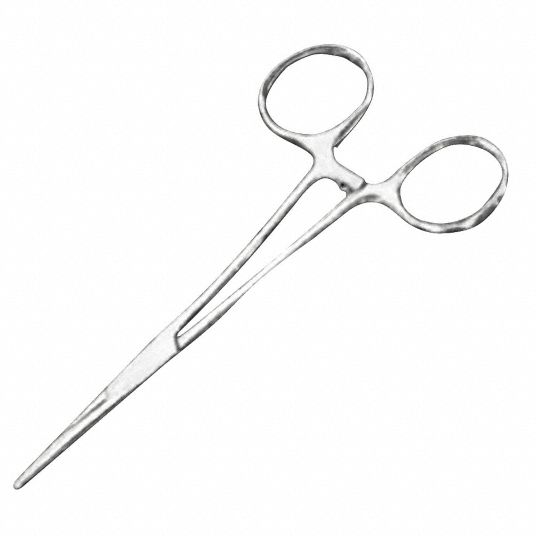 MABIS, Kelly Forceps, Silver, Kelly Forceps - 4WPD9|25-724-000 - Grainger