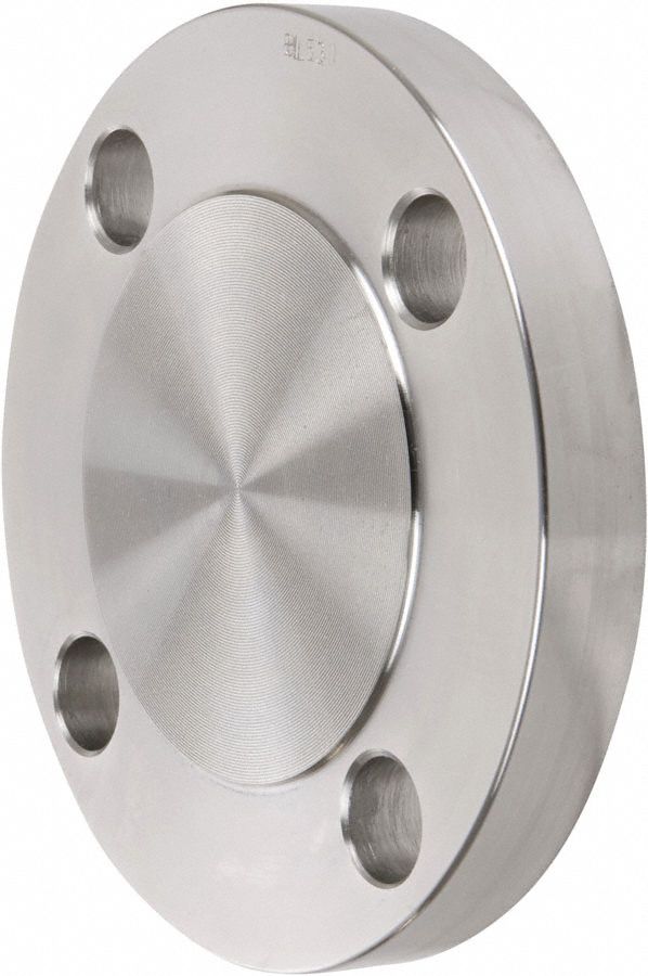 Flange Stainless Steel Blind 6 in