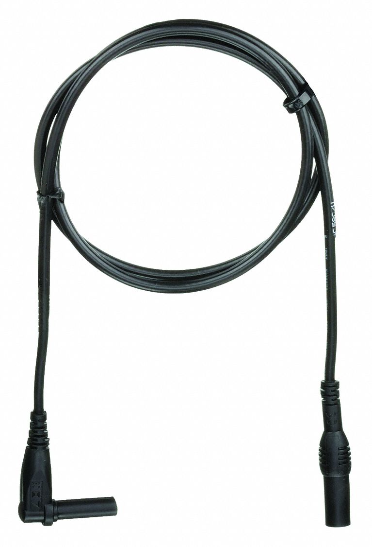 ALLIGATOR CLIP TEST LEAD 36IN BLACK