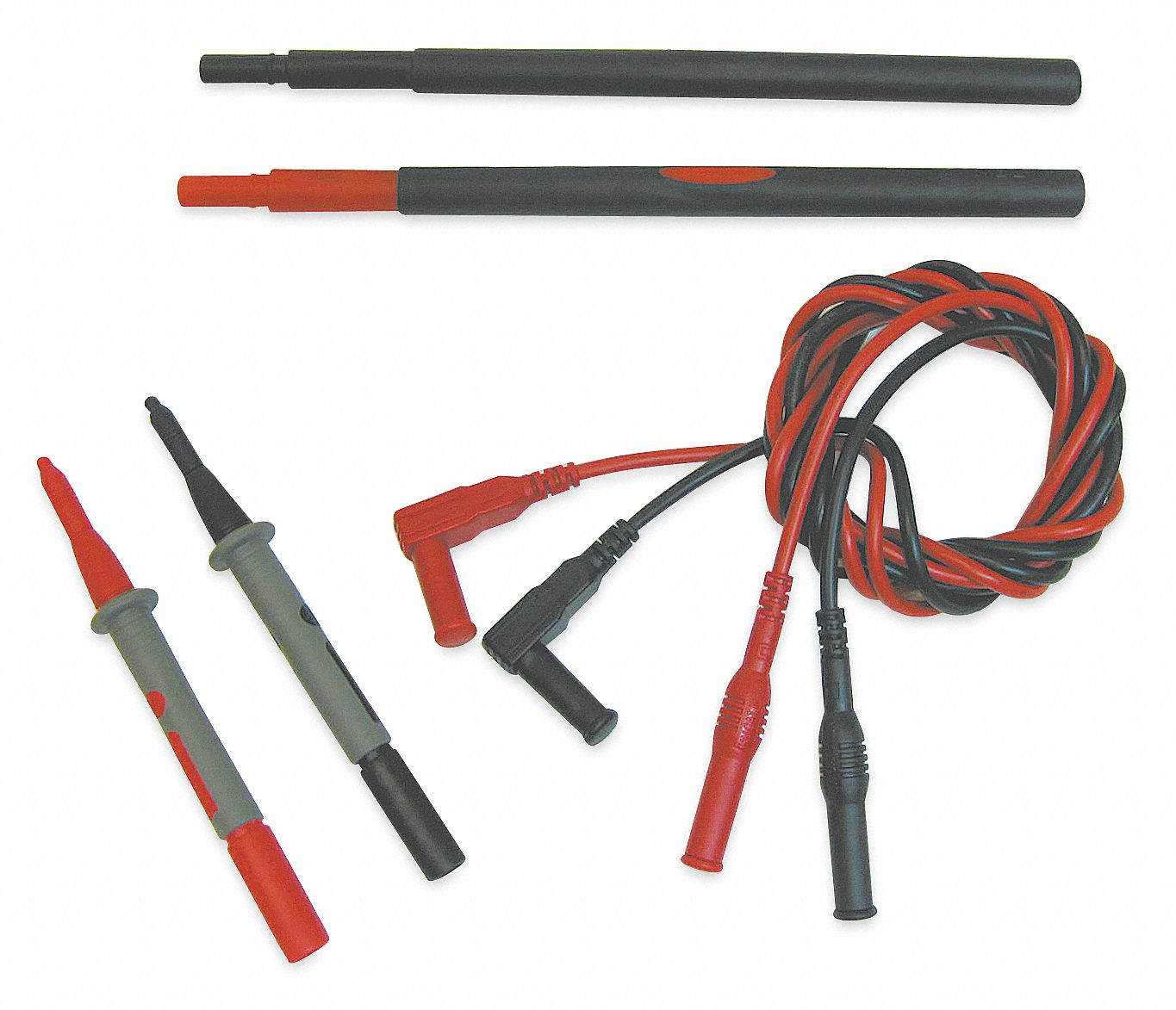 GRAINGER APPROVED 4 ft Modular Test Lead Kit, CAT II 300V, CAT III