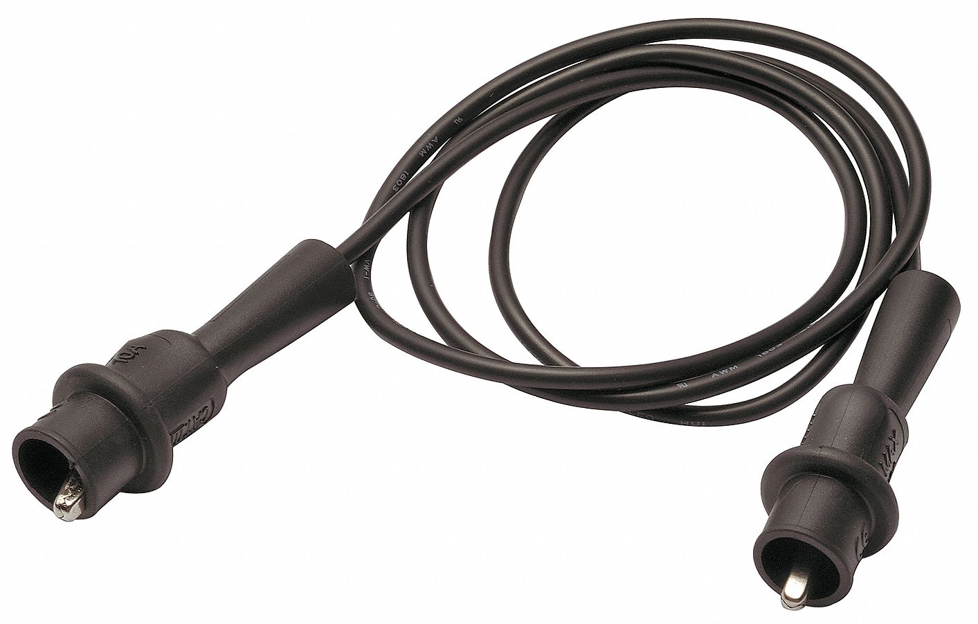 GRAINGER APPROVED Patch Cord Alligator Clip on Both Ends, 40 in Lg (In
