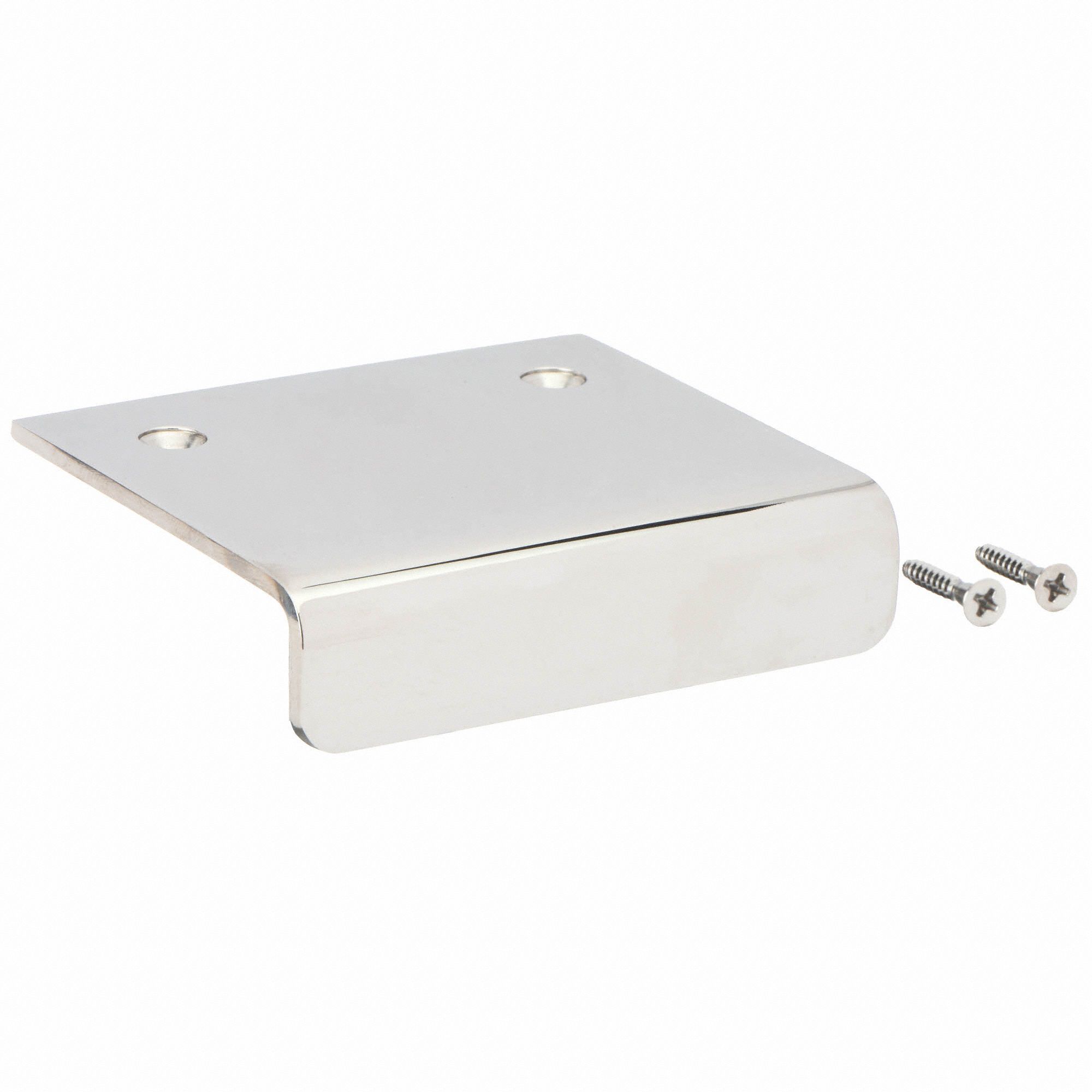 LAMP 304 Stainless Steel Edge Pull Handle with Polished Finish, Natural