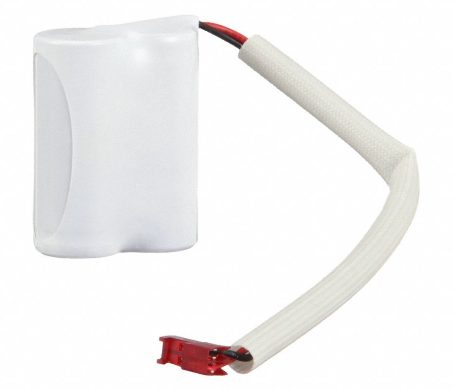 LITHONIA LIGHTING Batería de 2.4V, 1000mA/hr. Níquel-Cadmio, Para su ...