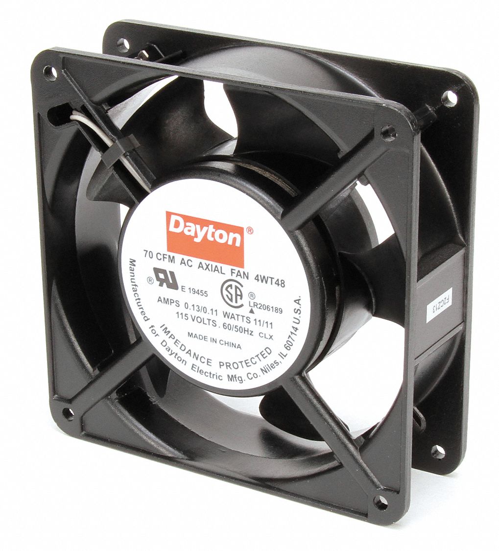 thumbnail image 2 of DAYTON 24V DC Standard Square Compact Axial Fan - 2RTH6 2 of 10
