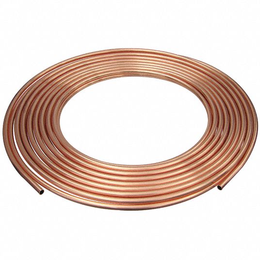 Streamline Copper Tubing Type Acr Coil 1 2 In Tube Size 100 Ft Tube Lg 4wtc2 D p Grainger