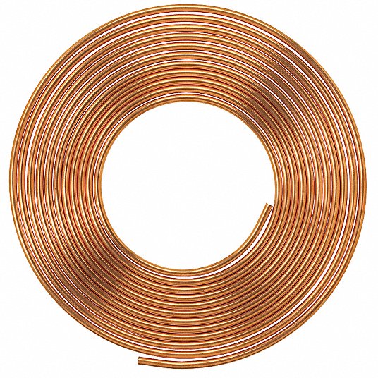 100 Ft Mueller Industries Ks02100 Coil Copper Tubing 3/8 In Outside Dia 