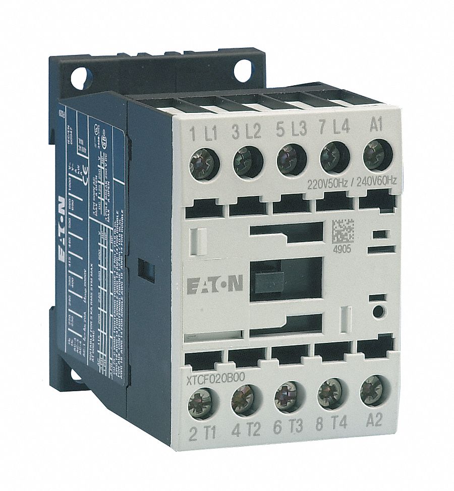 EATON 24V AC IEC Contactor; No. of Poles 4, Reversing No, 12