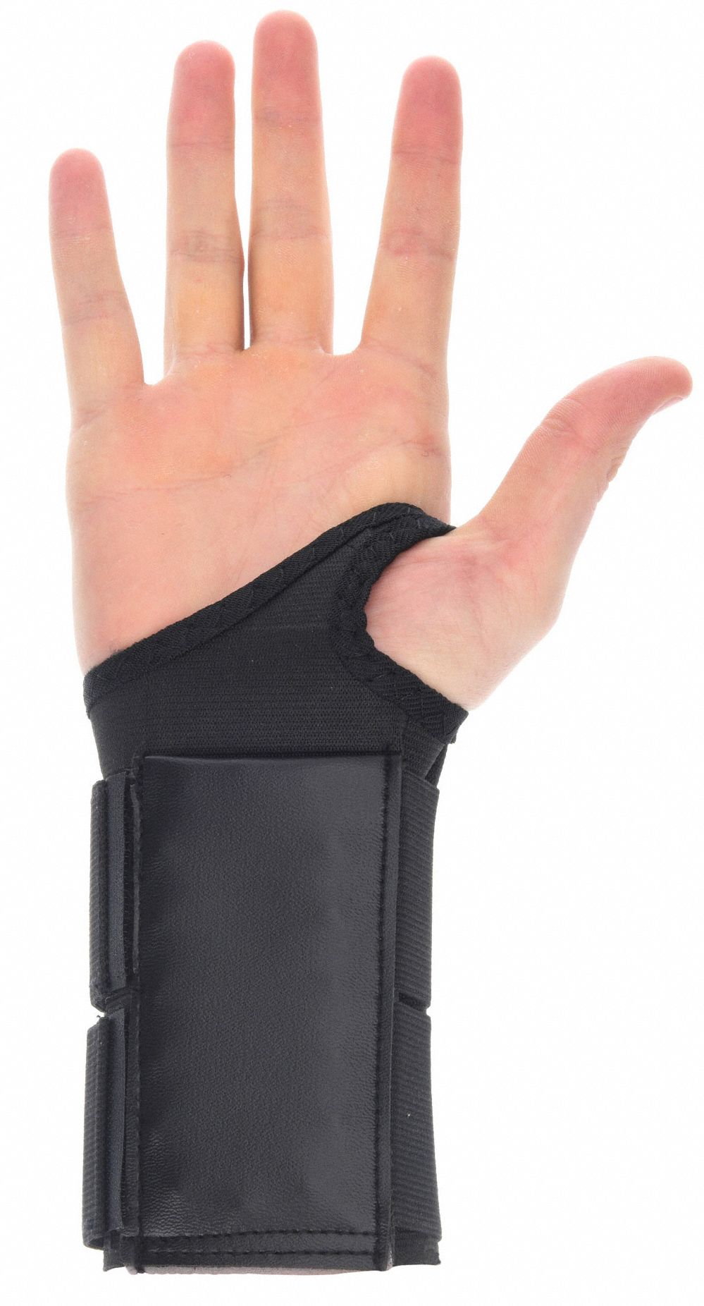 CONDOR Single Strap, Slide On Wrist Wrap, Elastic Material, Black, S/M