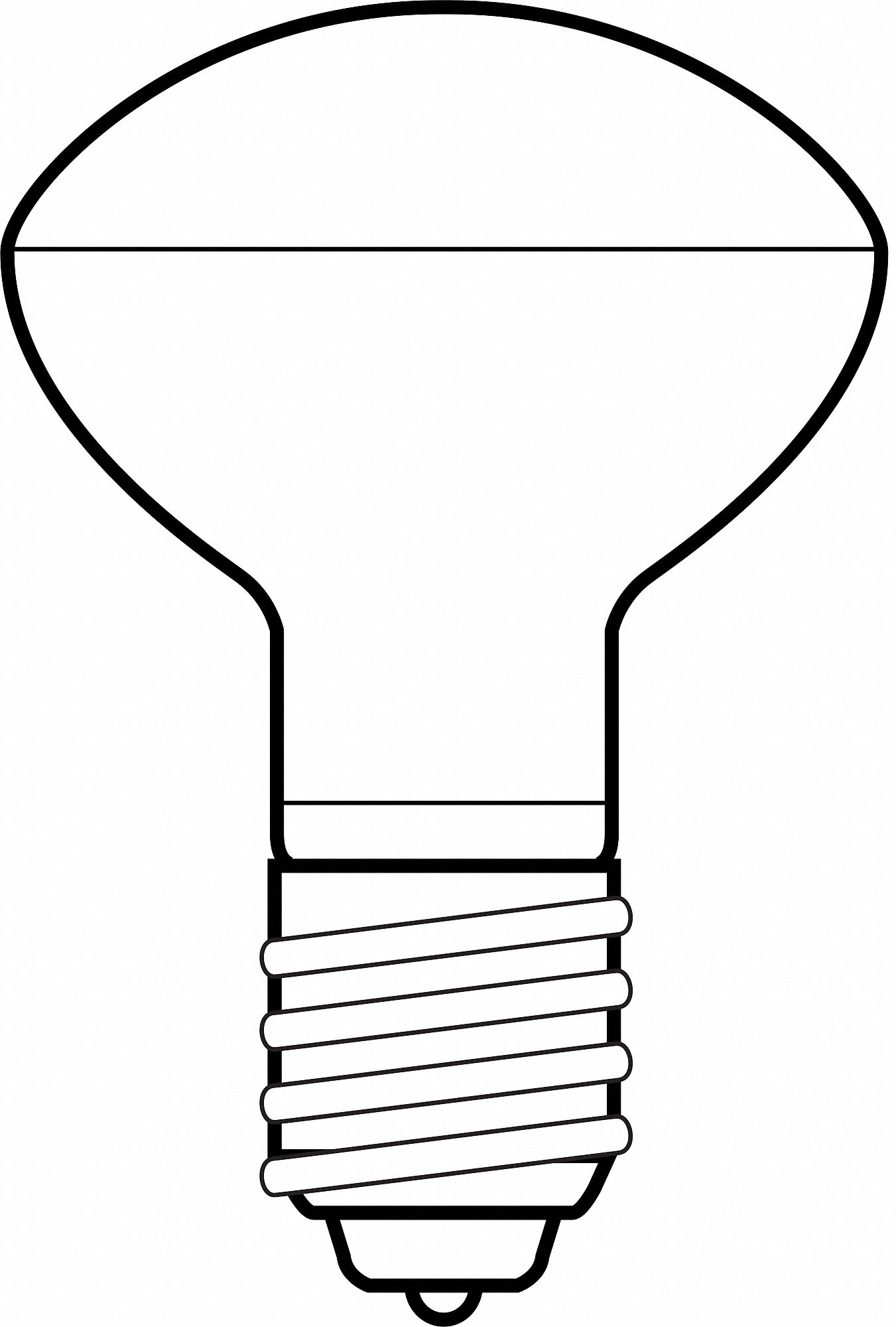 GE CURRENT Incandescent Bulb, R16, Medium Screw (E26), Lumens 225 Lm ...