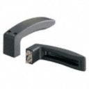 Pull Handle with Powder Coated Finish, Black; Hardware Not Included