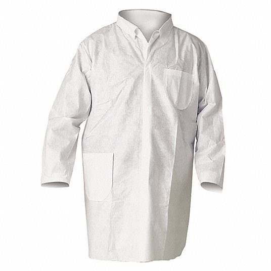 White Disposable lab coats XL 