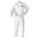 DISPOSABLE COVERALLS, SERGED SEAM, WHITE, 3XL, 20 PK