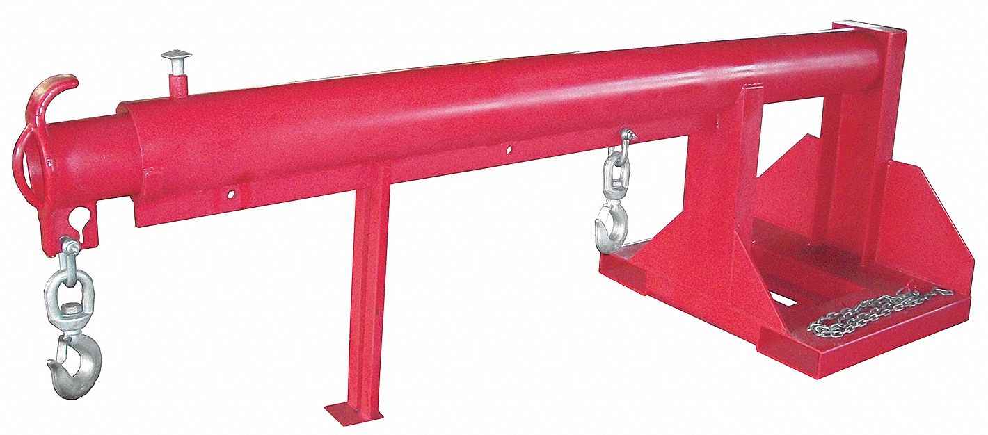 DAYTON, 4,000 lb Max. Capacity, 80 in to 12 ft Adj in 71/2 in