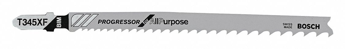 Jigsaw Blade: 5/10, 5 1/4 in Blade Lg, Bi-Metal, Bi-Metal, T Shank, 1 Pieces, 3 PK