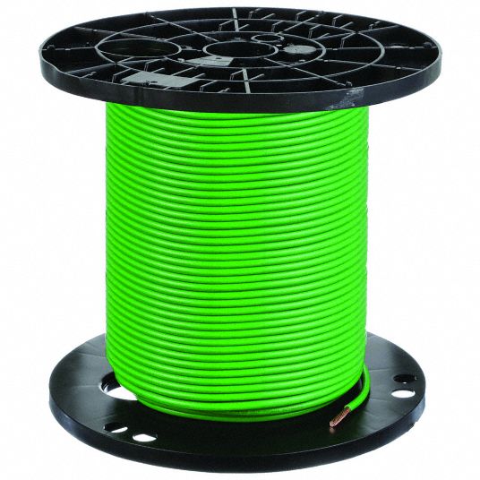 Southwire THHN 4 Gauge Stranded Type Building Wire Green (25172801)