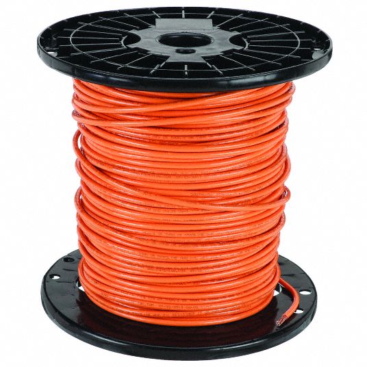 Southwire - 41171002 - Building Wire, THHN, 4 AWG, Orange, 500 ft