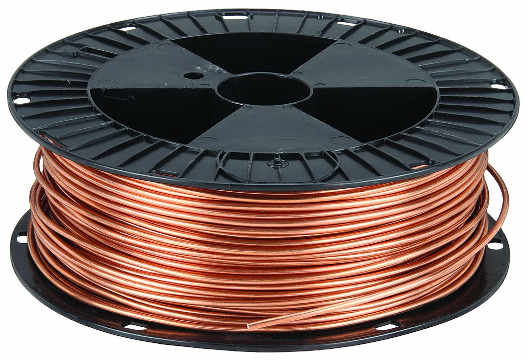 Building Wire, Bare Copper, 6 AWG, 25ft 