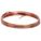 BARE COPPER GROUNDING WIRE, 6 AWG WIRE SIZE, SOLID, 0.16 IN NOMINAL OUTSIDE DIAMETER, 25 FT L