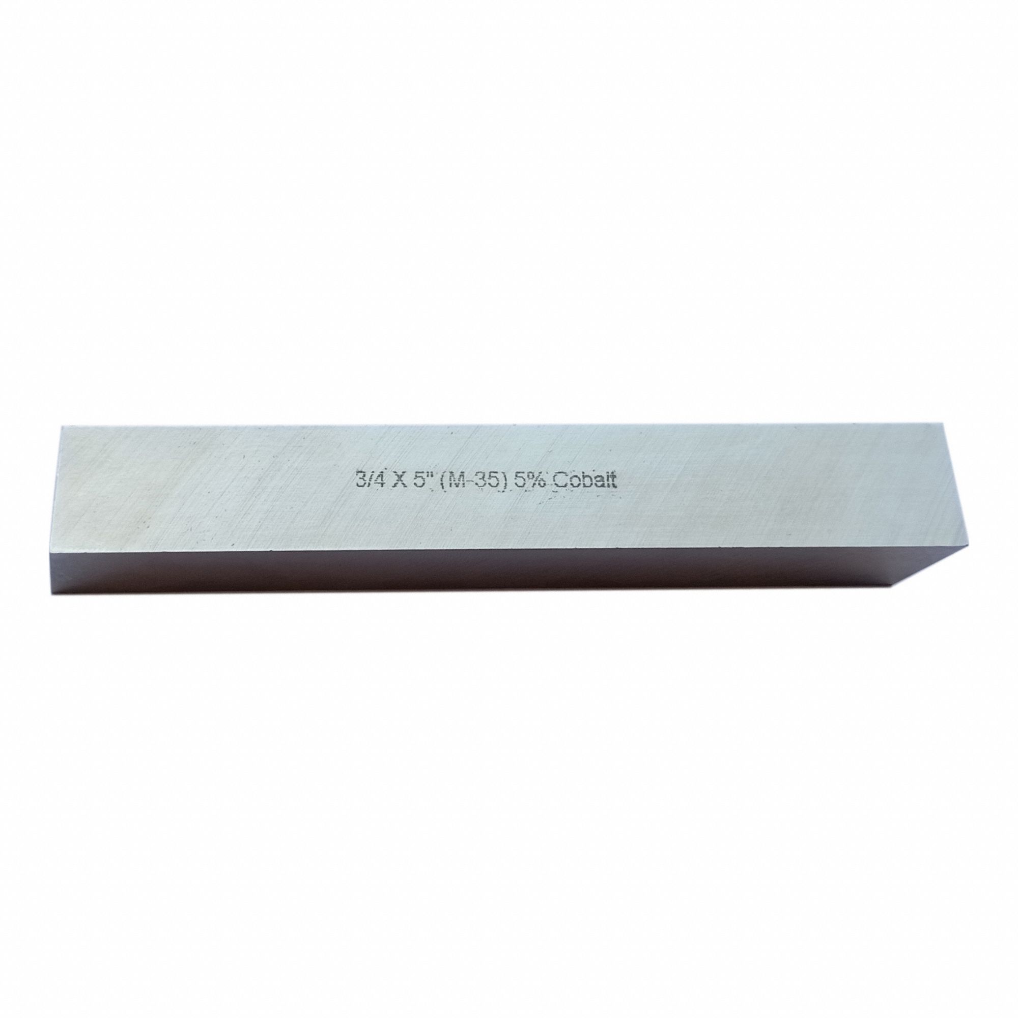 Lathe Tool Blank: Cobalt, Bright (Uncoated), 3/4 in Overall Wd, 3/4 in Overall Ht