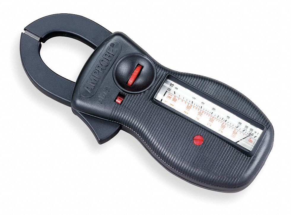 Analog Clamp On Ammeter, 1.0 in (25 mm) Jaw Capacity Grainger