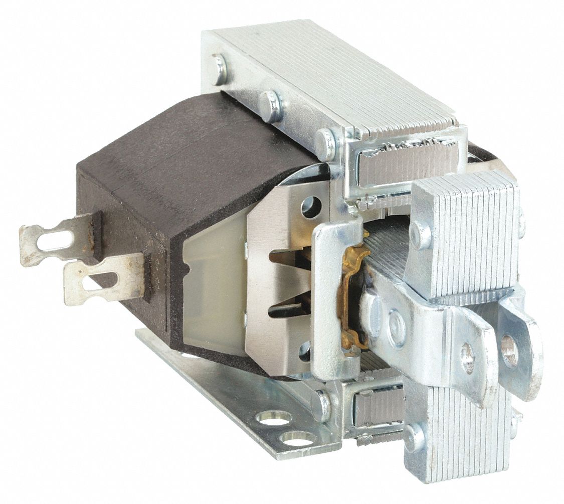 Solenoid: 120V AC, 1/8 in to 3/4 in, 16.0 to 80.0 oz, 1 7/16 in Dp, 1 5/8 in Lg, 1 3/16 in Wd
