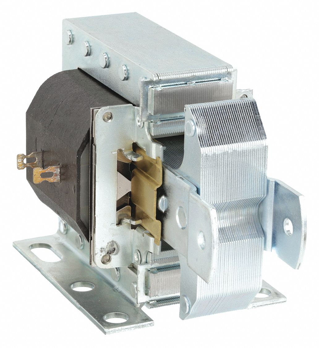 Solenoid: 120V AC, 1/8 in to 1-1/4 in, 188.8 to 256.0 oz, 2 15/16 in Dp, 3 in Lg, 2 3/8 in Wd