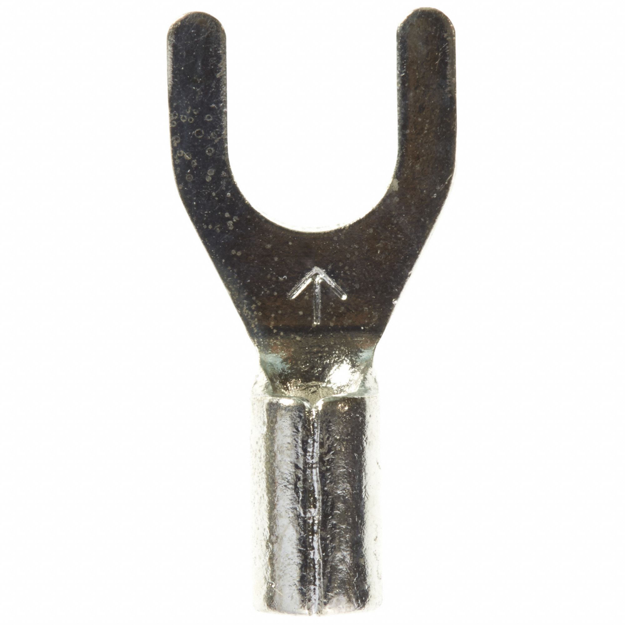 Fork Terminals: Bare, #10 Stud Size, 16 AWG – 14 AWG Wire Range, Std Fork, 600 V