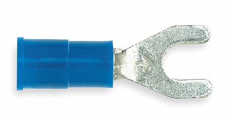 Fork Terminal Blue Copper PK100