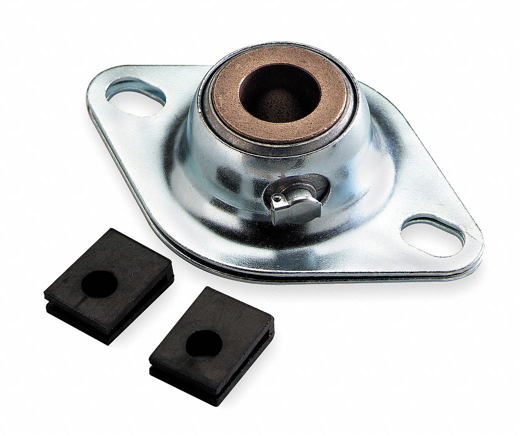 Replacement 4-Hole 2 Inch Set Crew Locking Flanged Auger Bearing