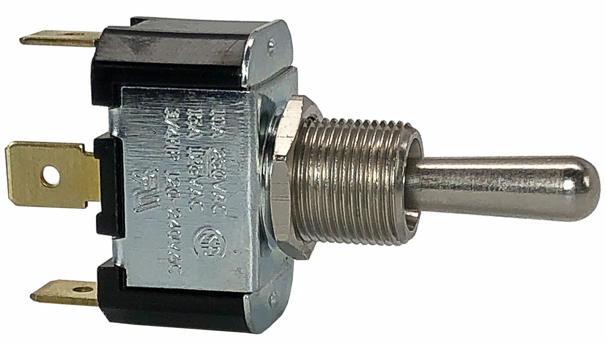 CARLING TECHNOLOGIES Toggle Switch SPDT, 3 Connections, On/Off/On, 15A