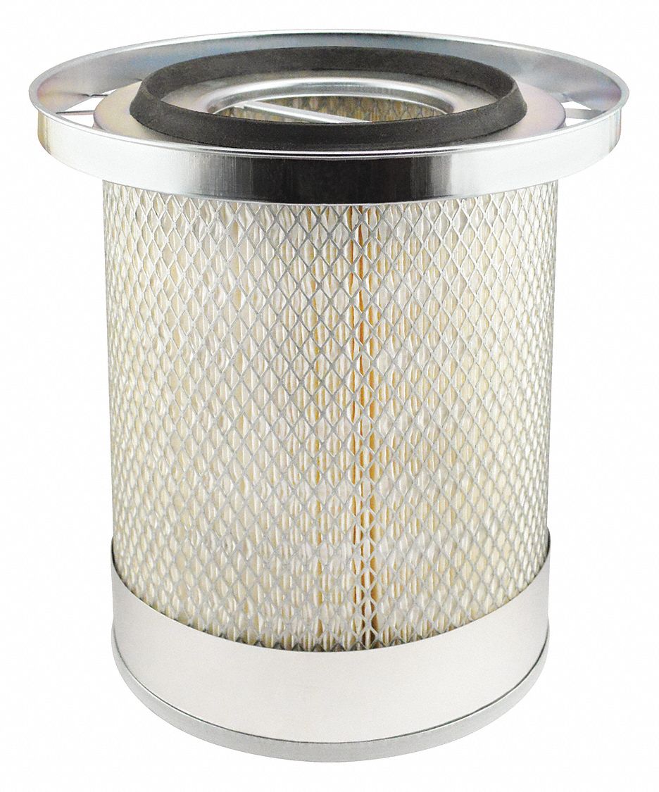 Automotive Air Filter: Round-Oval, Engine, Round, Axial Seal, 8 29/32 in Outside Dia