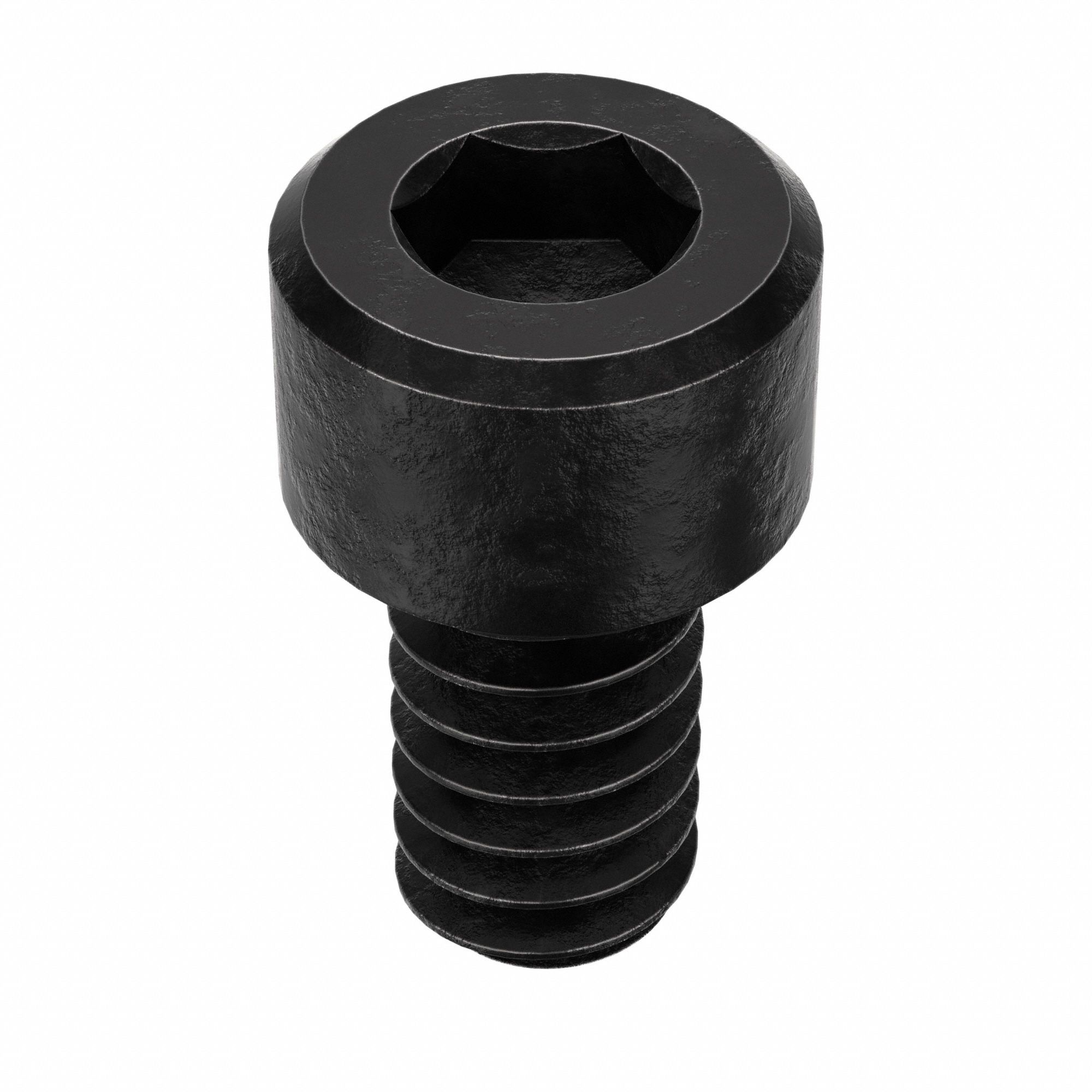 Socket Head Cap Screw: #6-32 Thread Size, 1/4 in Lg, Std, Black Oxide, Alloy Steel, 100 PK