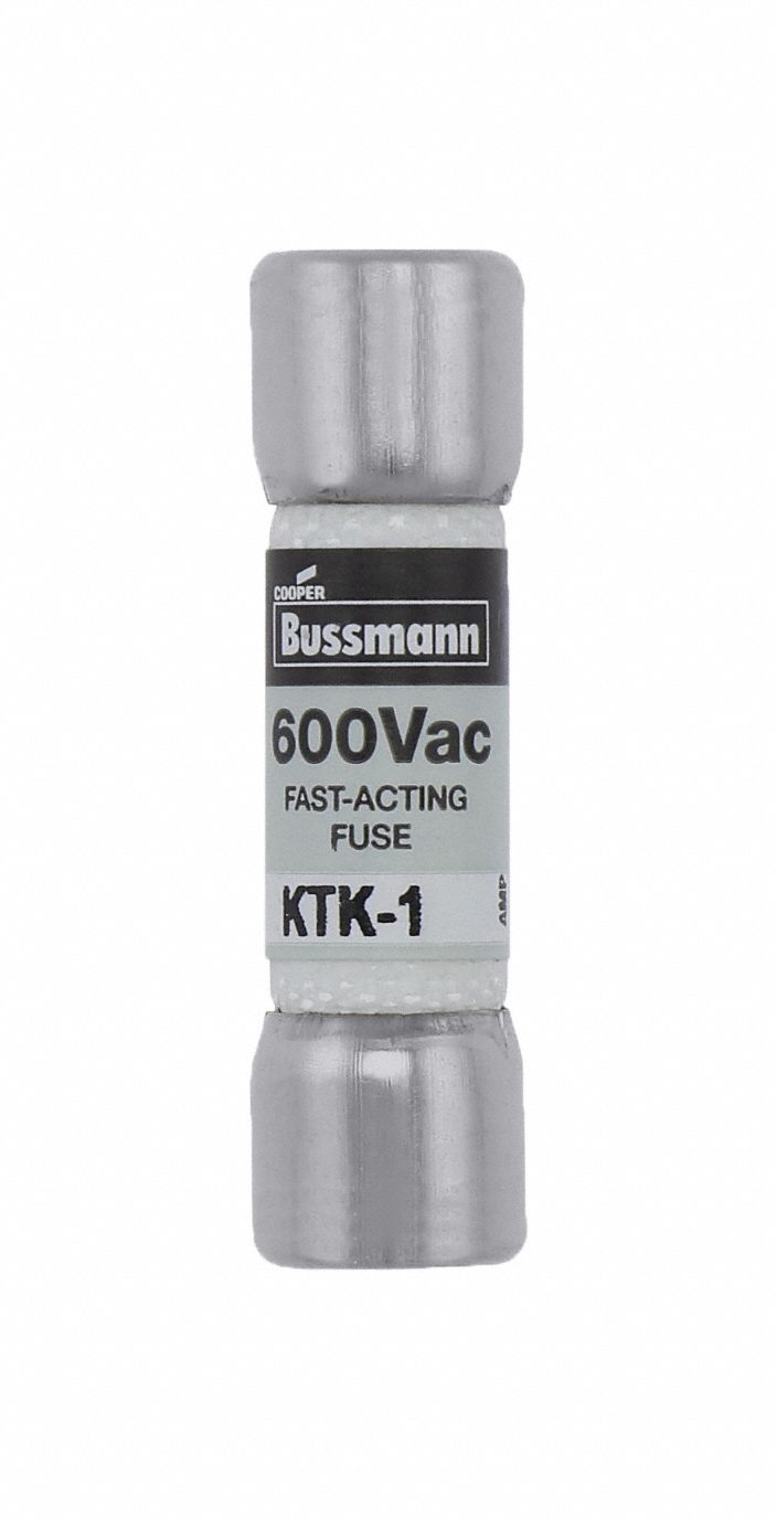 BUSSMANN, KTK Series, Midget, Fuse - 4XC37|KTK-1 - Grainger