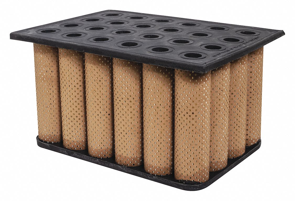 BALDWIN FILTERS Air Filter, Multiple Tube, 8 5/32 in Height, 15 3/16 in