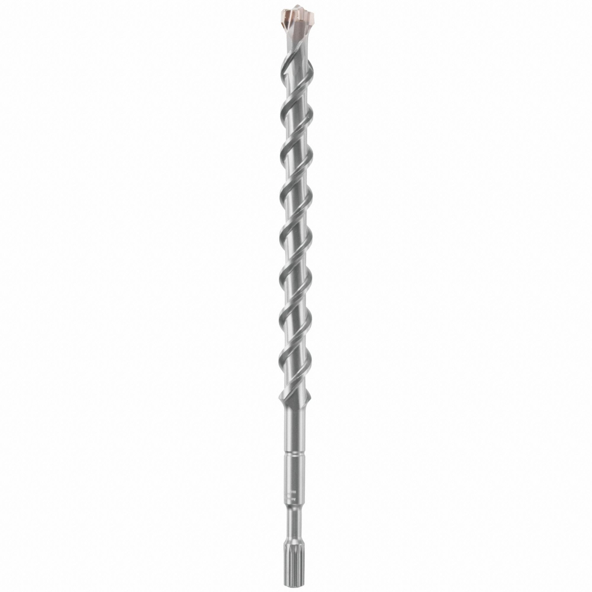 ROTARY HAMMER DRILL BIT, 1¼ IN BIT SIZE, 16 IN MAX DRILLING DEPTH, 21 IN L, CARBIDE