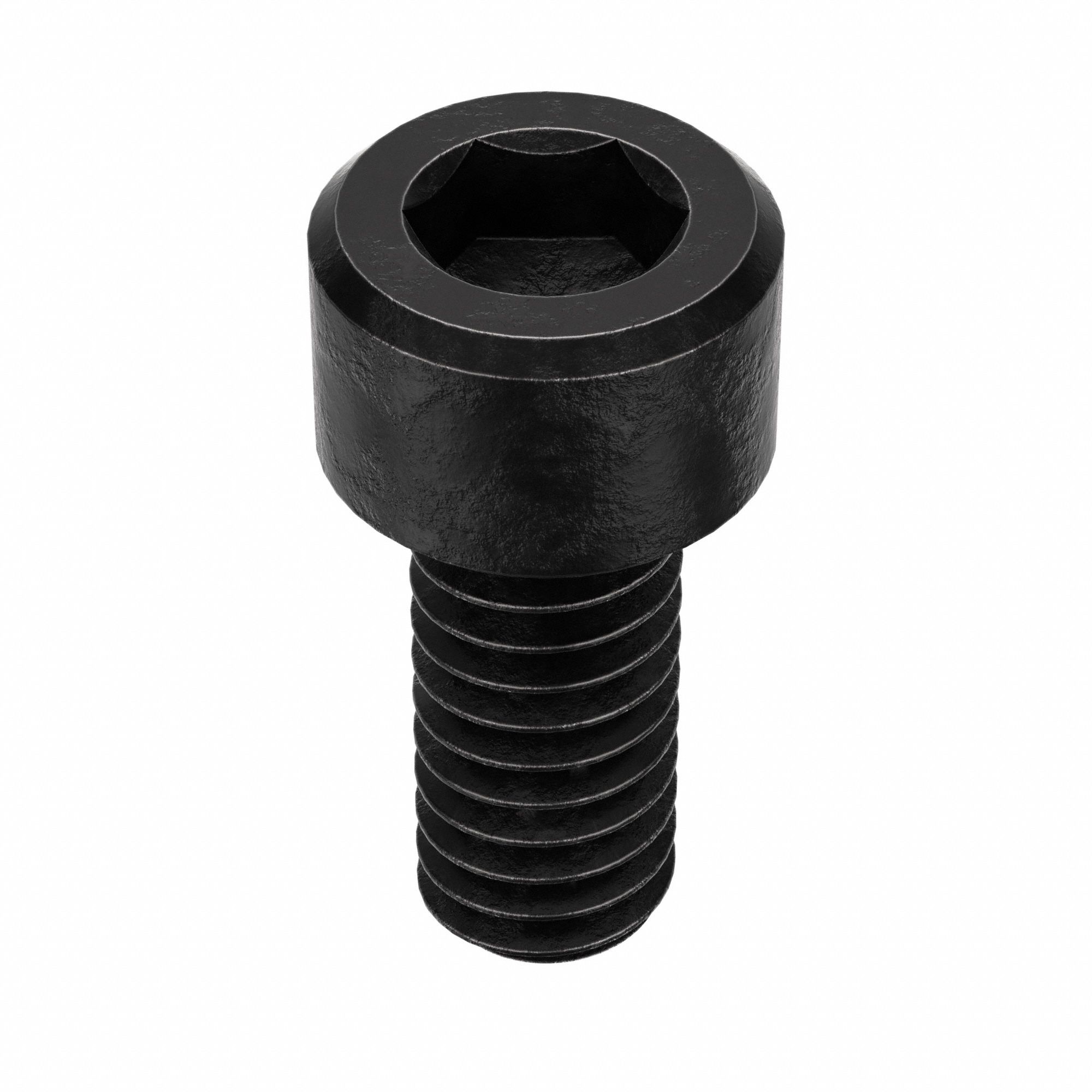 SOCKET HEAD CAP SCREW, #8-32 THREAD, ⅜ IN L, STANDARD, BLACK OXIDE, STEEL, SOCKET, 100 PK