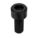 SOCKET HEAD CAP SCREW, #8-32 THREAD, ⅜ IN L, STANDARD, BLACK OXIDE, STEEL, SOCKET, 100 PK