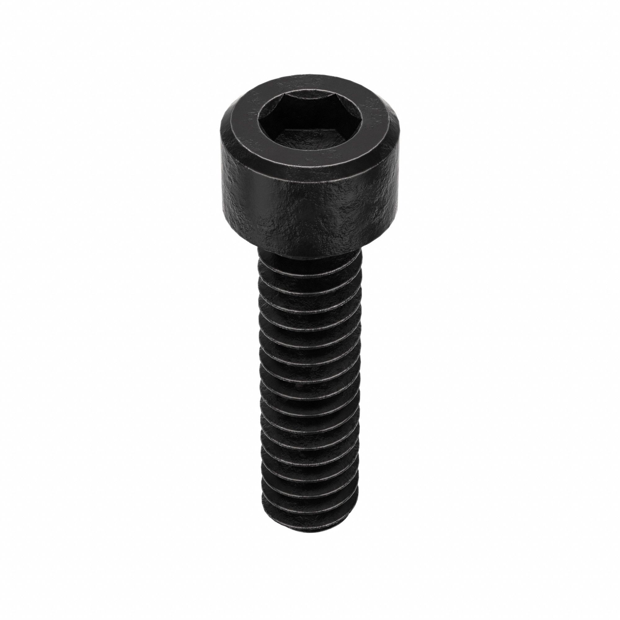 SOCKET HEAD CAP SCREW, #10-24 THREAD, ¾ IN L, STANDARD, BLACK OXIDE, STEEL, SOCKET, 100 PK