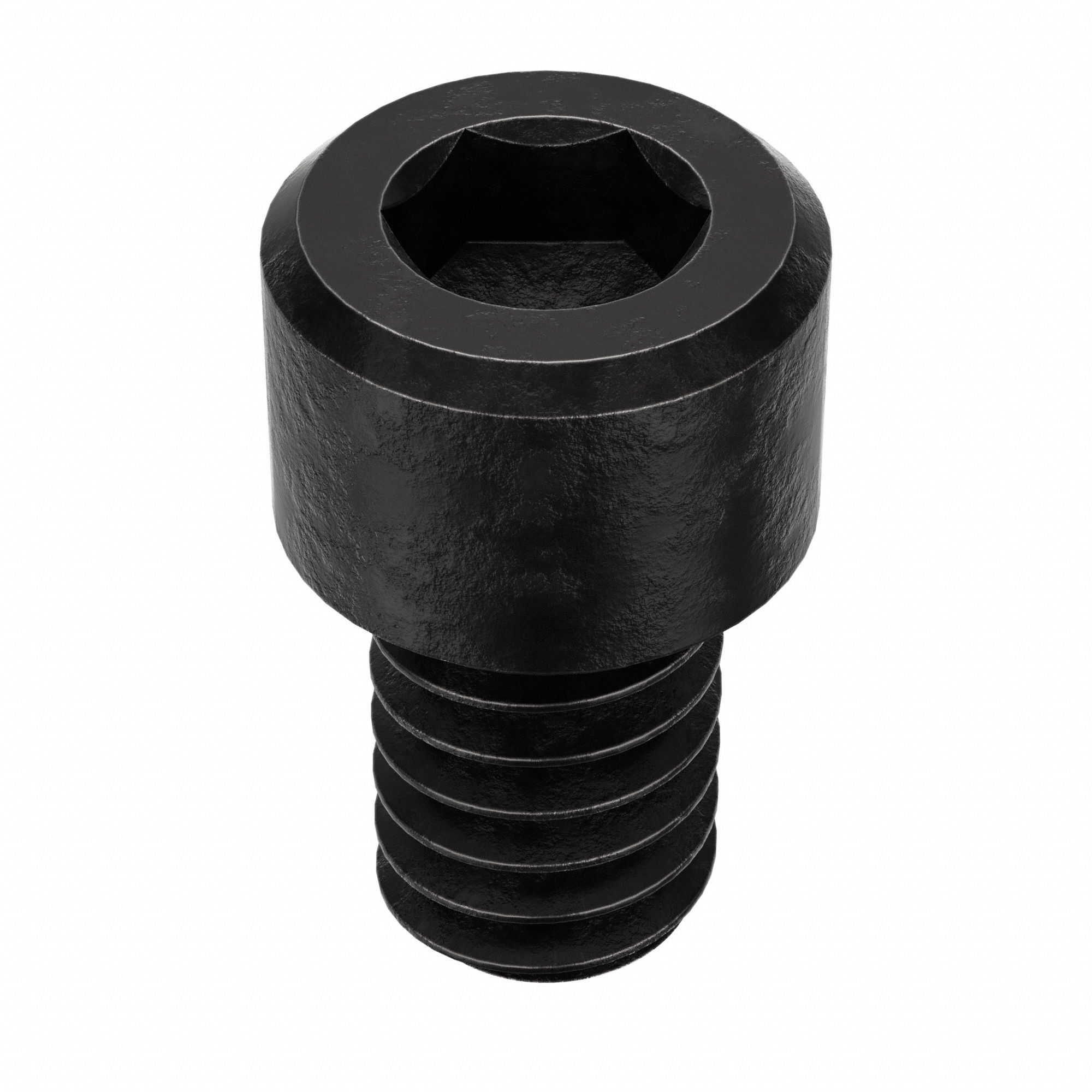 SOCKET HEAD CAP SCREW, ¼"-20 THREAD SIZE, ⅜ IN L, STANDARD, BLACK OXIDE, STEEL, UNC, 100 PK