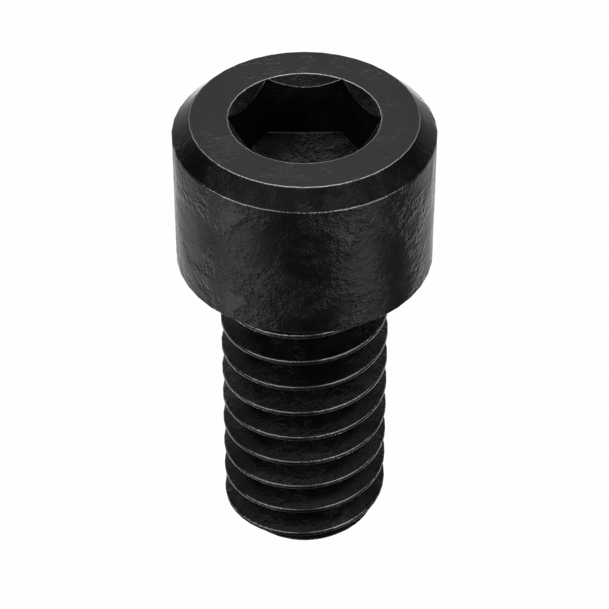 SOCKET HEAD CAP SCREW, ¼"-20 THREAD SIZE, ½ IN L, STANDARD, BLACK OXIDE, STEEL, UNC, 100 PK