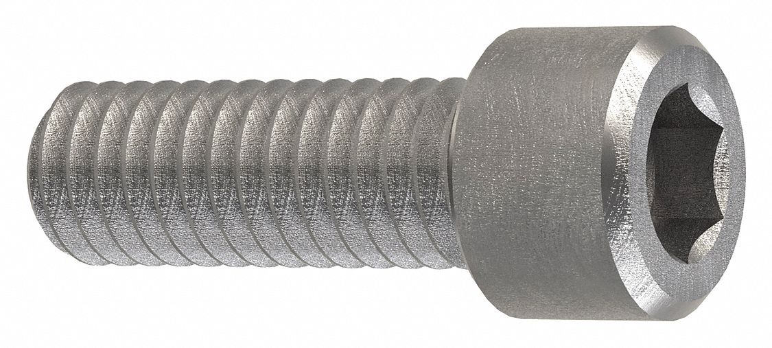 FABORY Cylindrical, Socket Head Cap Screw, 5/16"18, Steel, Alloy Steel