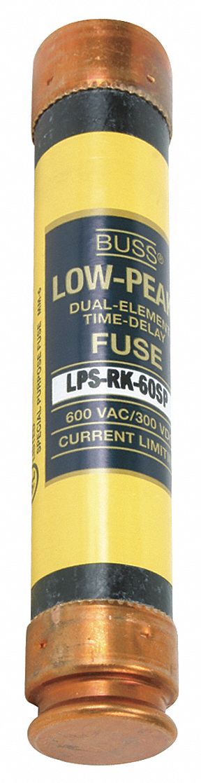 BUSSMANN, 60 A, 600V AC, Fuse - 4XF78|LPS-RK-60SP - Grainger