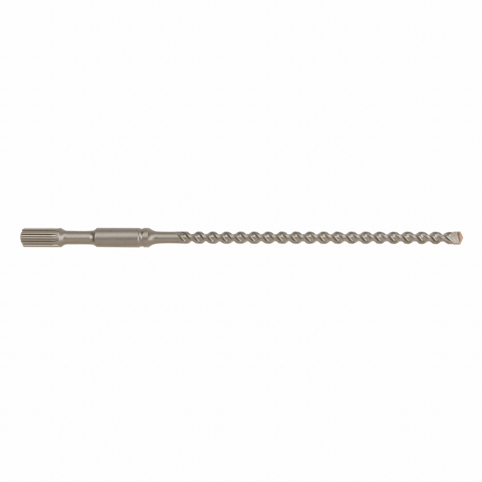 ROTARY HAMMER DRILL BIT, ½ IN BIT SIZE, 8 IN MAX DRILLING DEPTH, 13 IN L, CARBIDE